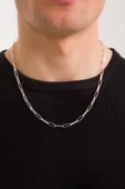 ANDA 925 Ayar Gümüş Unisex Ataç Kolye thumbnail 3