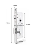 Tursan 40MM Oval Wc Kilidi thumbnail 2