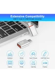 USB Type-C 6A 120W Gen 3.1 OTG Dönüşrüeücü Adaptör thumbnail 3