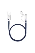 M-data 2in1 Type-c Micro Usb Şarj Data Kablosu thumbnail 2