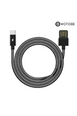 Usb Type-c Çelik Spiralli Şarj Data Kablosu thumbnail 2