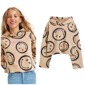Smile Kapüşonlu Kız Çocuk Sweatshirt thumbnail 2