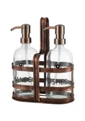 Rame Sıvı Sabunluk Seti - 2x500 ML Yuvarlak thumbnail 4
