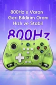 Z01X PC/IOS/Android/Switch/Switch Oled Uyumlu Bluetooth Bağlantılı Şeffaf Joystick Gamepad thumbnail 5