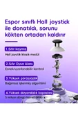 Z01X PC/IOS/Android/Switch/Switch Oled Uyumlu Bluetooth Bağlantılı Şeffaf Joystick Gamepad thumbnail 9