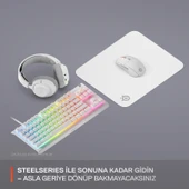 SteelSeries QcK Medium Gaming Oyun Mousepad - Beyaz thumbnail 7