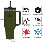 Igloo Stadler Thermo-Mug 1.2 Litre Haki thumbnail 4