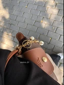 Mini Kahverengi Longchamp Çanta thumbnail 4