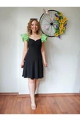 Kol Detaylı Elbise thumbnail 6
