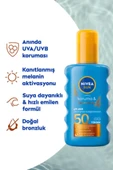 Nivea Sun Güneş Spreyi Koruma & Bronzluk SPF50 200 ml thumbnail 3