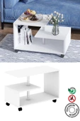 Decormet Karanfil Sehpa Beyaz thumbnail 9