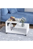 Decormet Karanfil Sehpa Beyaz thumbnail 5