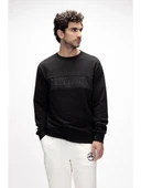 Badbear Sailor Si̇yah Crewneck Erkek Sweatshirt thumbnail 3