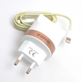 Zore Tiger 2000 Mah 2 in 1 Lightning Ev Şarj Seti thumbnail 1