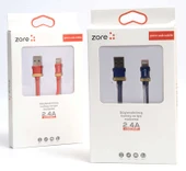 Zore Poro Lightning Usb Kablo 1M thumbnail 2