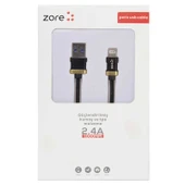 Zore Poro Lightning Usb Kablo 1M thumbnail 12