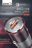 Zore ZR-C304Q Micro Araç Şarj Seti thumbnail 6