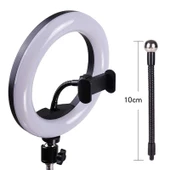 Zore M20 Işıklı Telefon Tutucu Ring Light thumbnail 1
