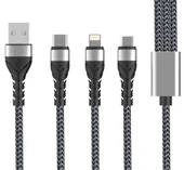 Zore Bax 3 in 1 Usb Kablo 1.2M thumbnail 2