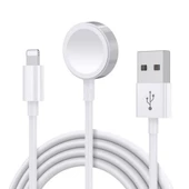 Zore Akıllı Saat Lightning-Wireless USB Şarj Kablosu 1.2M thumbnail 5