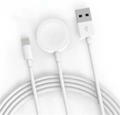 Zore Akıllı Saat Lightning-Wireless USB Şarj Kablosu 1.2M thumbnail 8