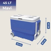 45 Lt Tekerlekli Buzluk Termos (1032 Wheled Cooler Box) thumbnail 3