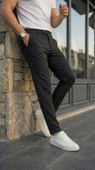 Erkek Slim Fit Dilli Kumaş Pantolon thumbnail 1