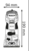 Bosch GKF 600 Kenar Frezesi thumbnail 3