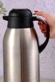 Paslanmaz Çelik Çay Termosu 3 Litre Çift Katlı - 1300b thumbnail 3