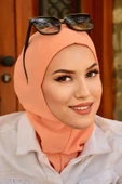 Aişe Tesettür Somon Krınkıl Relax Bone thumbnail 2