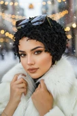 Aişe Tesettür Siyah Makarna Boru Bone thumbnail 2