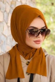 Aişe Tesettür Taba Köpük Hazır Eşarp thumbnail 1
