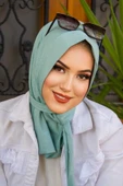 Aişe Tesettür Mint Hazır Eşarp thumbnail 2