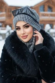 Aişe Tesettür Kazayağı Maskeli Bere thumbnail 1