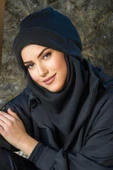 Aişe Tesettür Siyah Maskeli Bere thumbnail 2