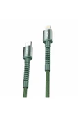 K599 Type-c/lightning Data/şarj Kablosu Pd 27w 3a 1mt thumbnail 1