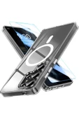 Samsung A26 Sararmaz Pleksi Ultra Ince Magsafe Manyetik Destekli Premium Kılıf thumbnail 2
