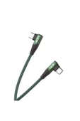 K595 Safe 60w Type-c - Type-c 90 Derece Data/şarj Kablosu 1.5mt thumbnail 2