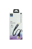 K672 Usb - Lightning 20w 3a 1.3m Örgü Şarj Kablosu thumbnail 3
