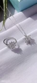 LOTUS ÇİÇEĞİ KOLYE VE YÜÜZK SET thumbnail 6