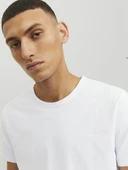 Jack Jones Basıc Strec Fit Erkek Tişört 12058529 thumbnail 7