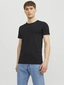 Jack Jones Basıc Strec Fit Erkek Tişört 12058529 thumbnail 1