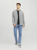 Jack Jones Basıc Strec Fit Erkek Tişört 12058529 thumbnail 2