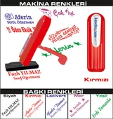 KÜÇÜK FLASH CEP KAŞE KIRMIZI thumbnail 1