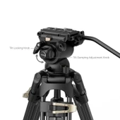 SmallRig 4686 AD-01S  Profesyonel Video Tripod Kiti thumbnail 3