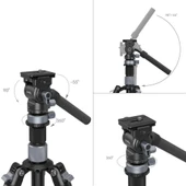SmallRig 4221 Karbon Seyahat Video Tripod thumbnail 7