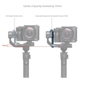 SmallRig 4196 DJI RS 3 Mini  için  Genişletilmiş Dikey Kol thumbnail 4