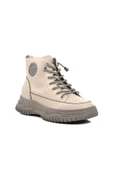 Gri Bağcıklı Fermuarlı Kadın Sneaker Bot thumbnail 3