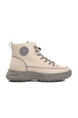 Gri Bağcıklı Fermuarlı Kadın Sneaker Bot thumbnail 1
