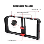 Andoer D9150 Akıllı Telefon Video Teçhizatı Kiti thumbnail 6